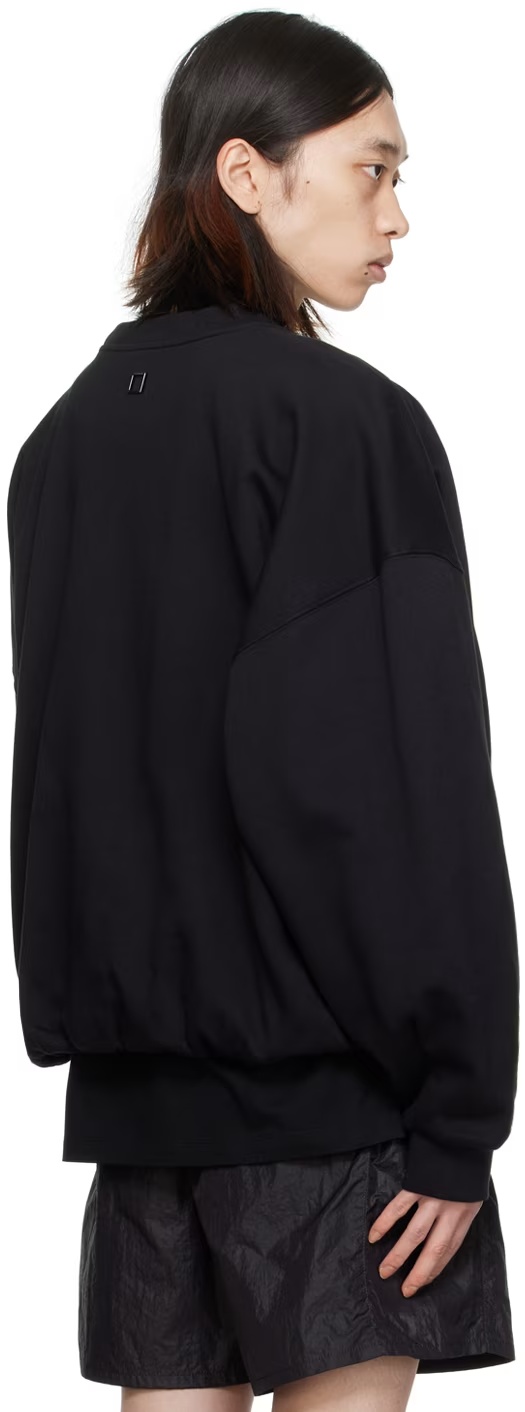 Wooyoungmi Round-necked Sweater In Black