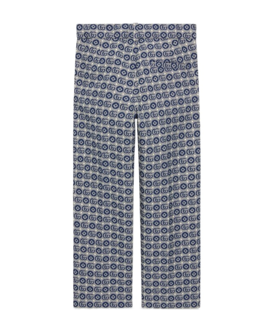 GUCCI GUCCI KIDS ALL-OVER PATTERNED STRAIGHT LEG TROUSERS