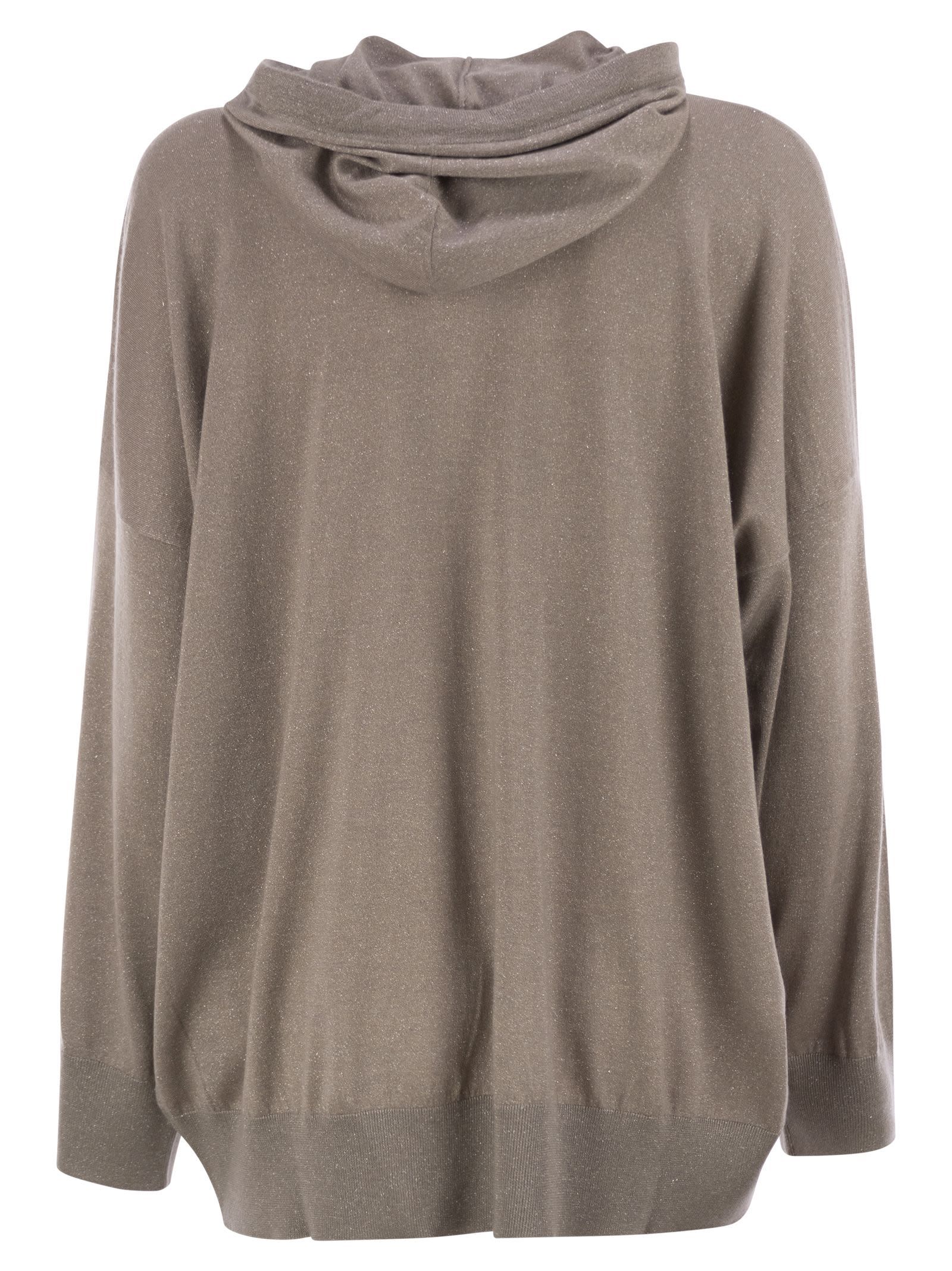 Brunello Cucinelli Wool And Silk Blend Hoodie
