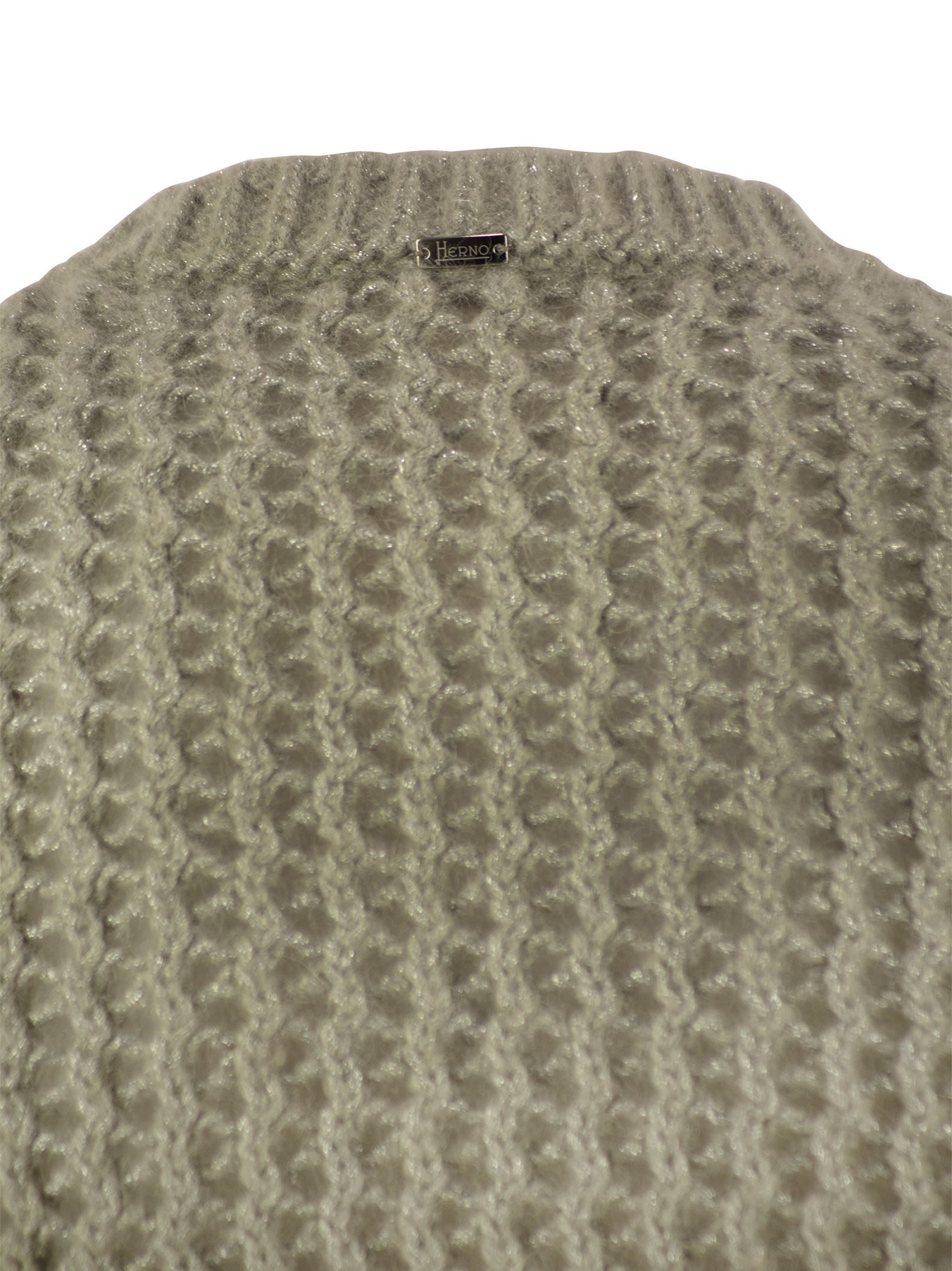 Herno Knitwear In Alpaca And Wool Yarn