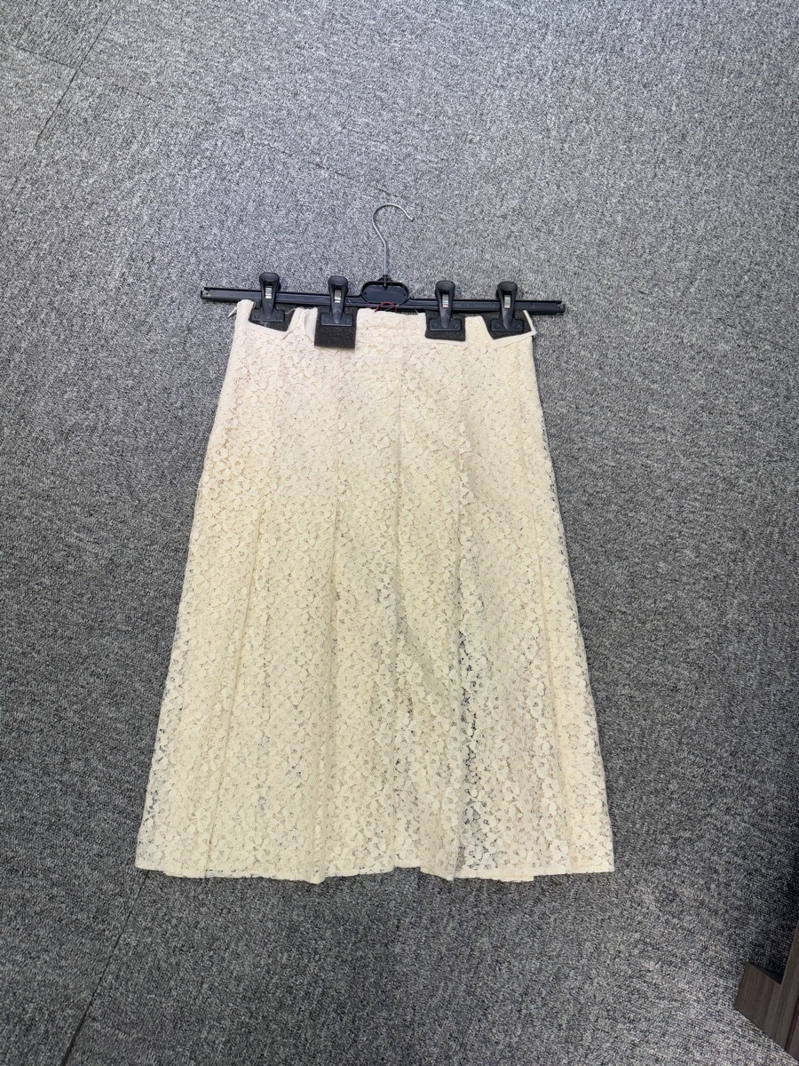 Max Mara Pattern Skirt In Nude