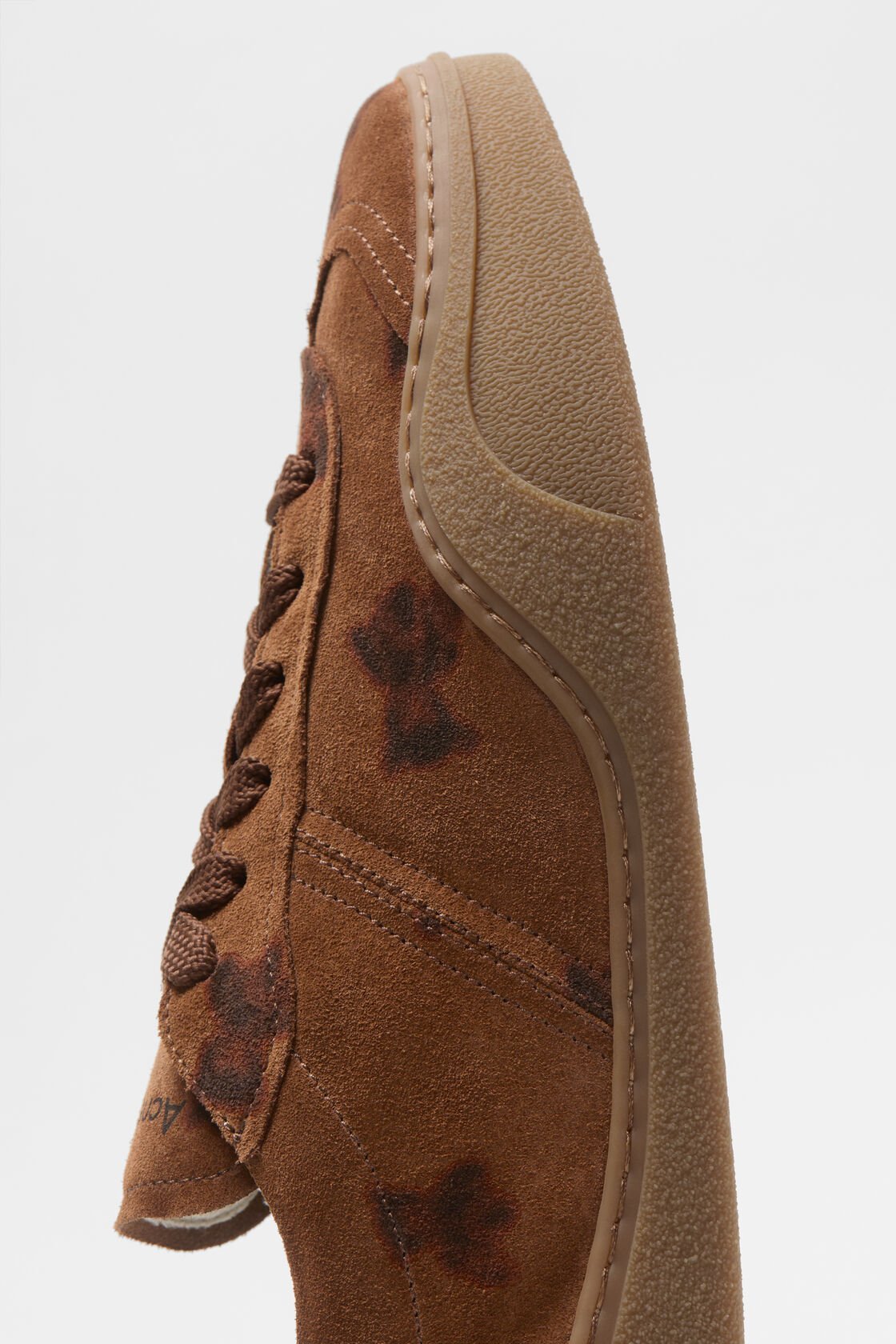 Acne Studios Lace-up Sneakers In Brown