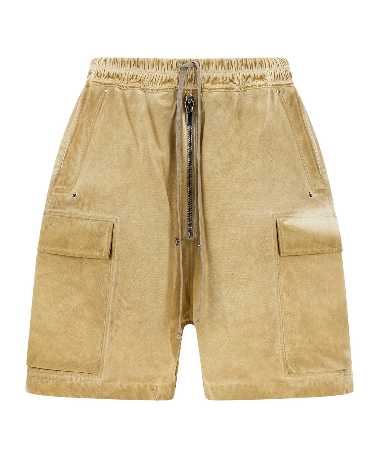 Rick Owens Drkshdw Drkshdw By Rick Owens Beige Cargobela Shorts In Nude