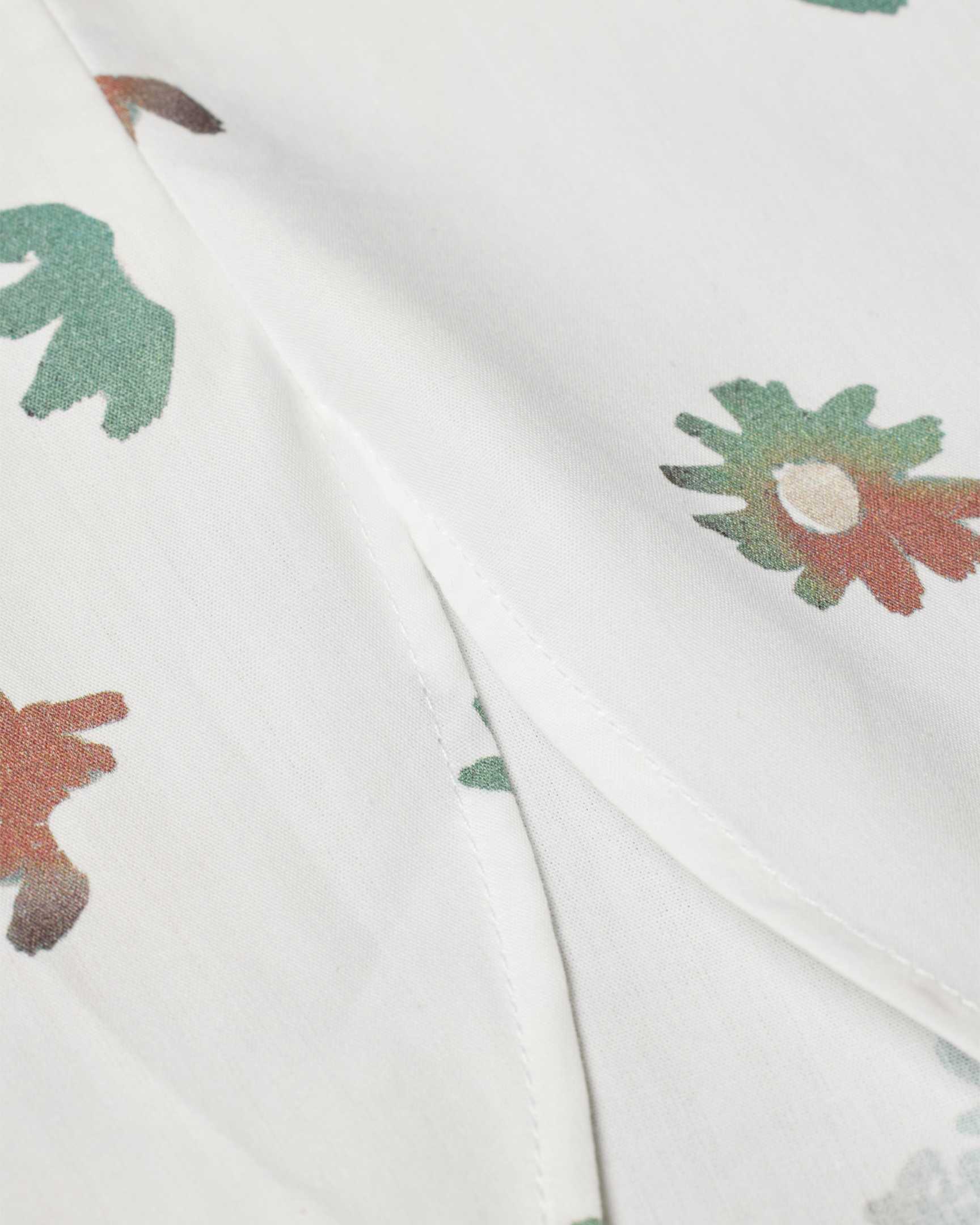Ps By Paul Smith Ps Paul Smith Floral Print Cotton Shirt In White