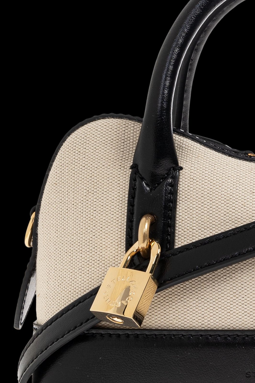 Stella Mccartney Stella Ryder Small Top Handle Bag In Black