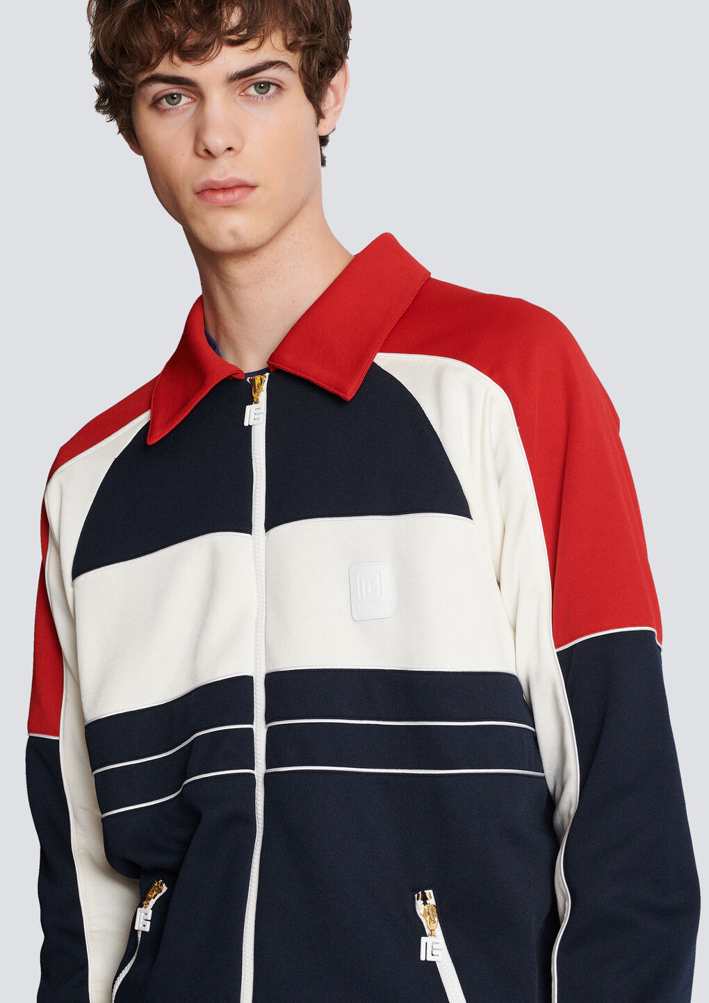 Shop Balmain '70s Jacket In Black