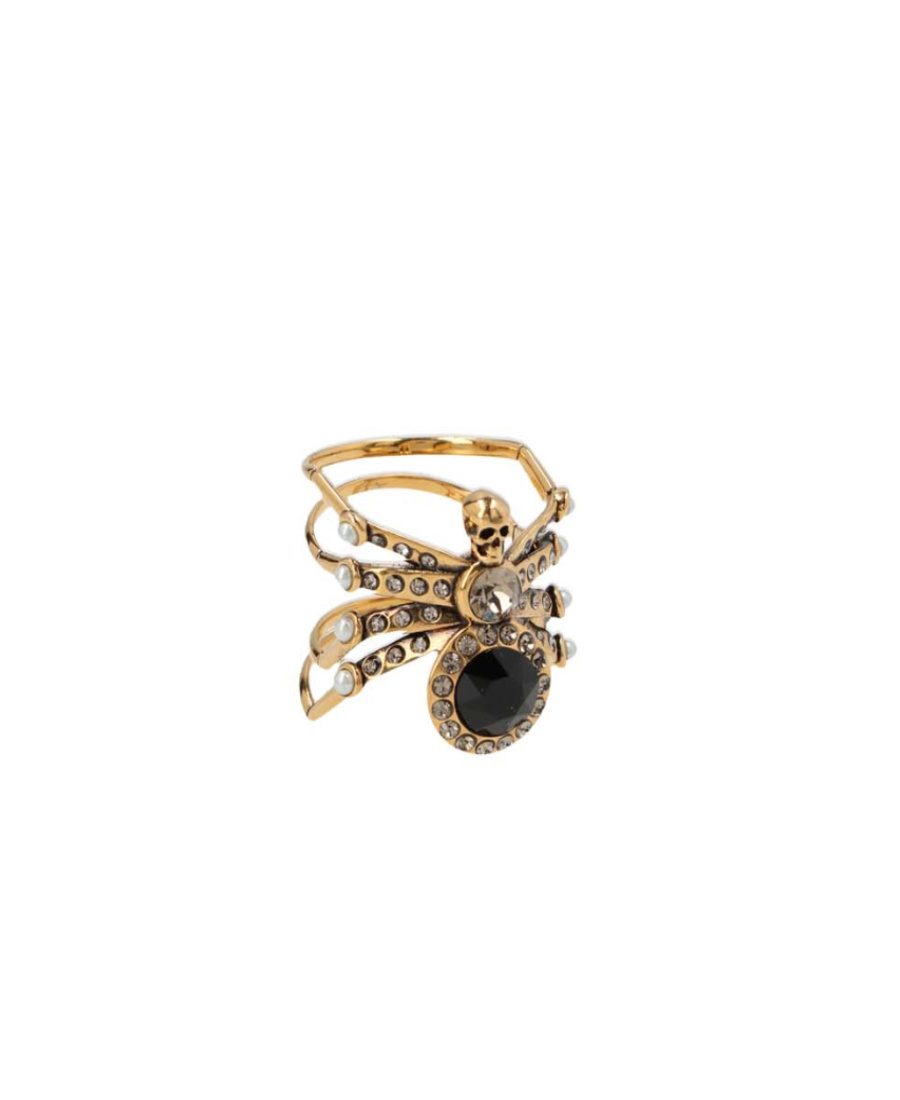 Alexander Mcqueen Spider Ring In Gold