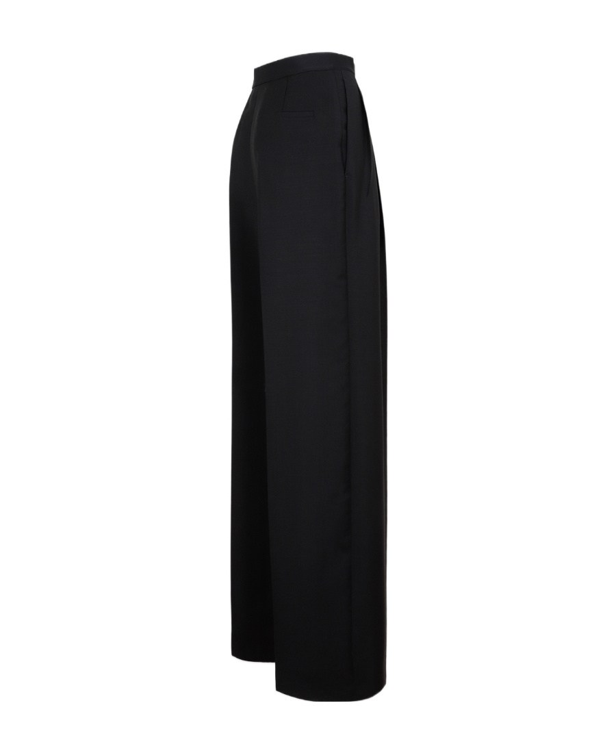 Prada Mohair And Wool Pants In Black