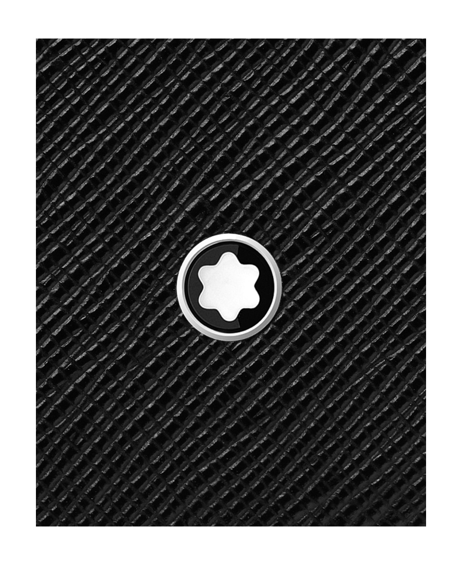 Montblanc Logo-stud Bi-fold Wallet In Black