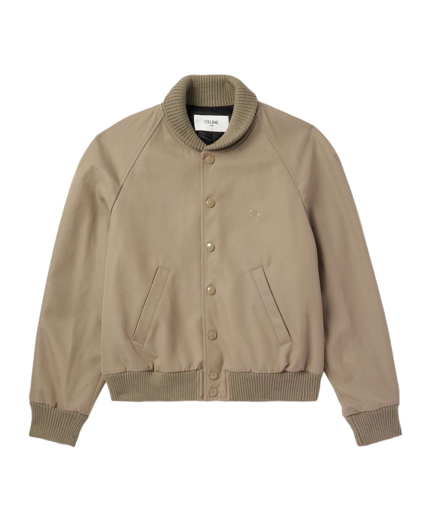 Celine Long-sleeved Casual Jacket In Brown