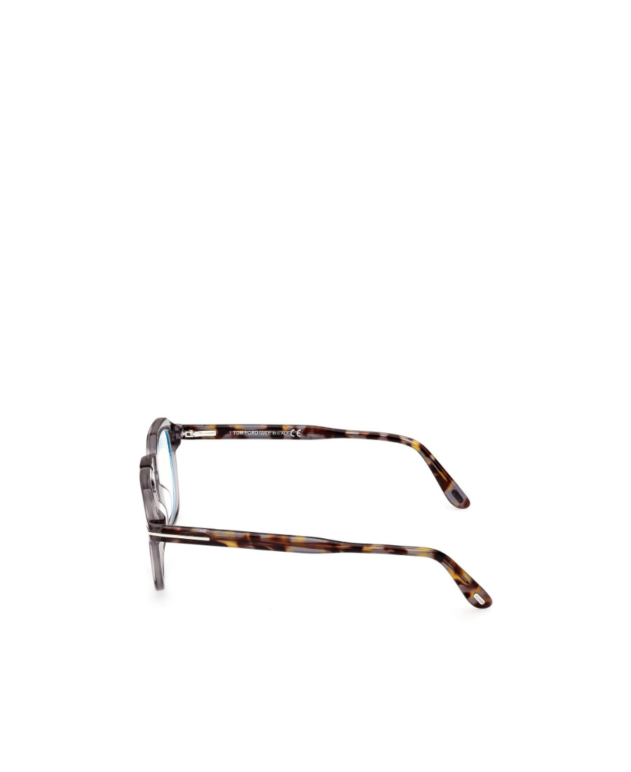 Tom Ford Colour-block Square-frame Glasses In White