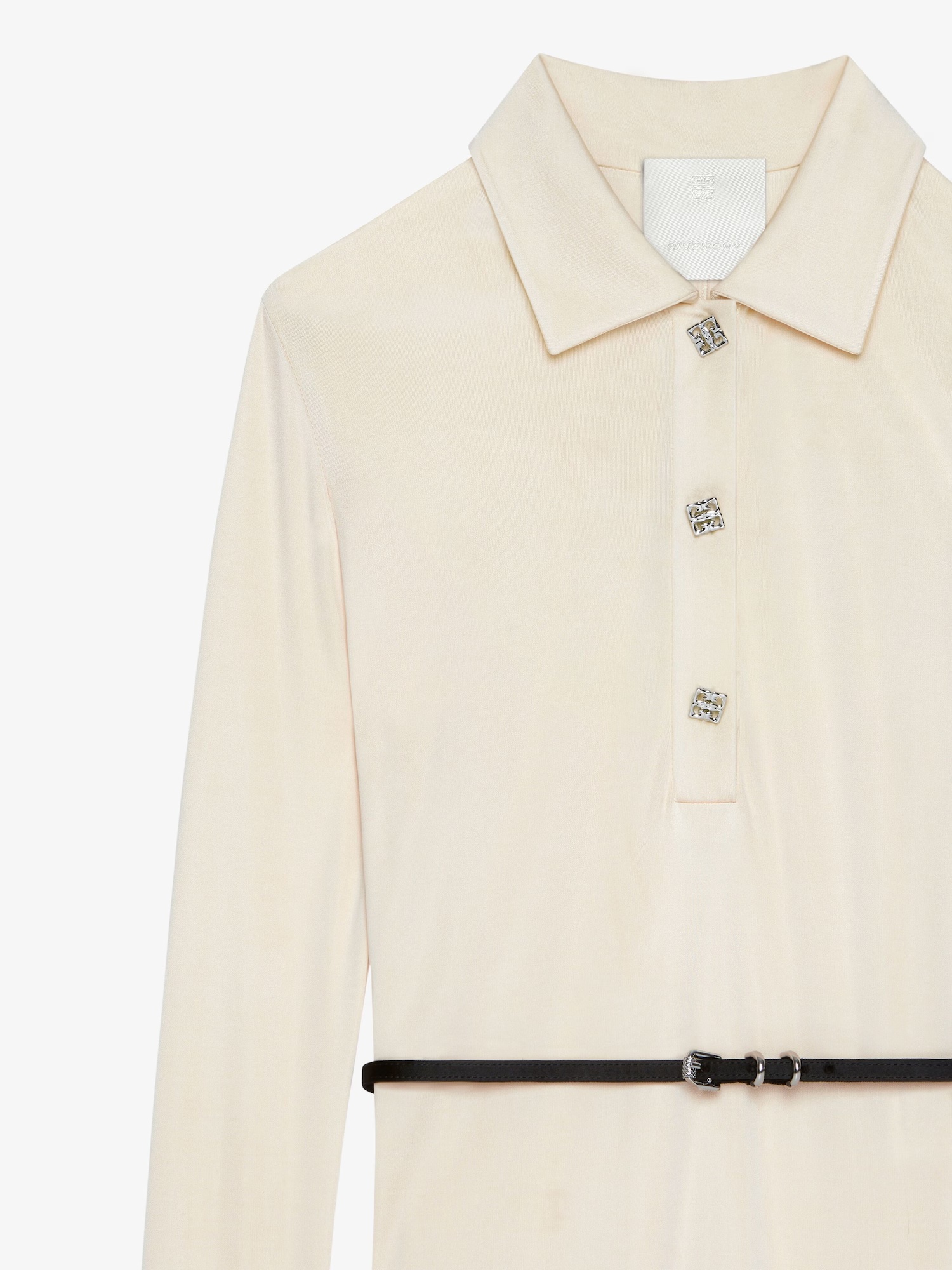 Givenchy Woman Maxi Dress Beige Size 4 Viscose In White