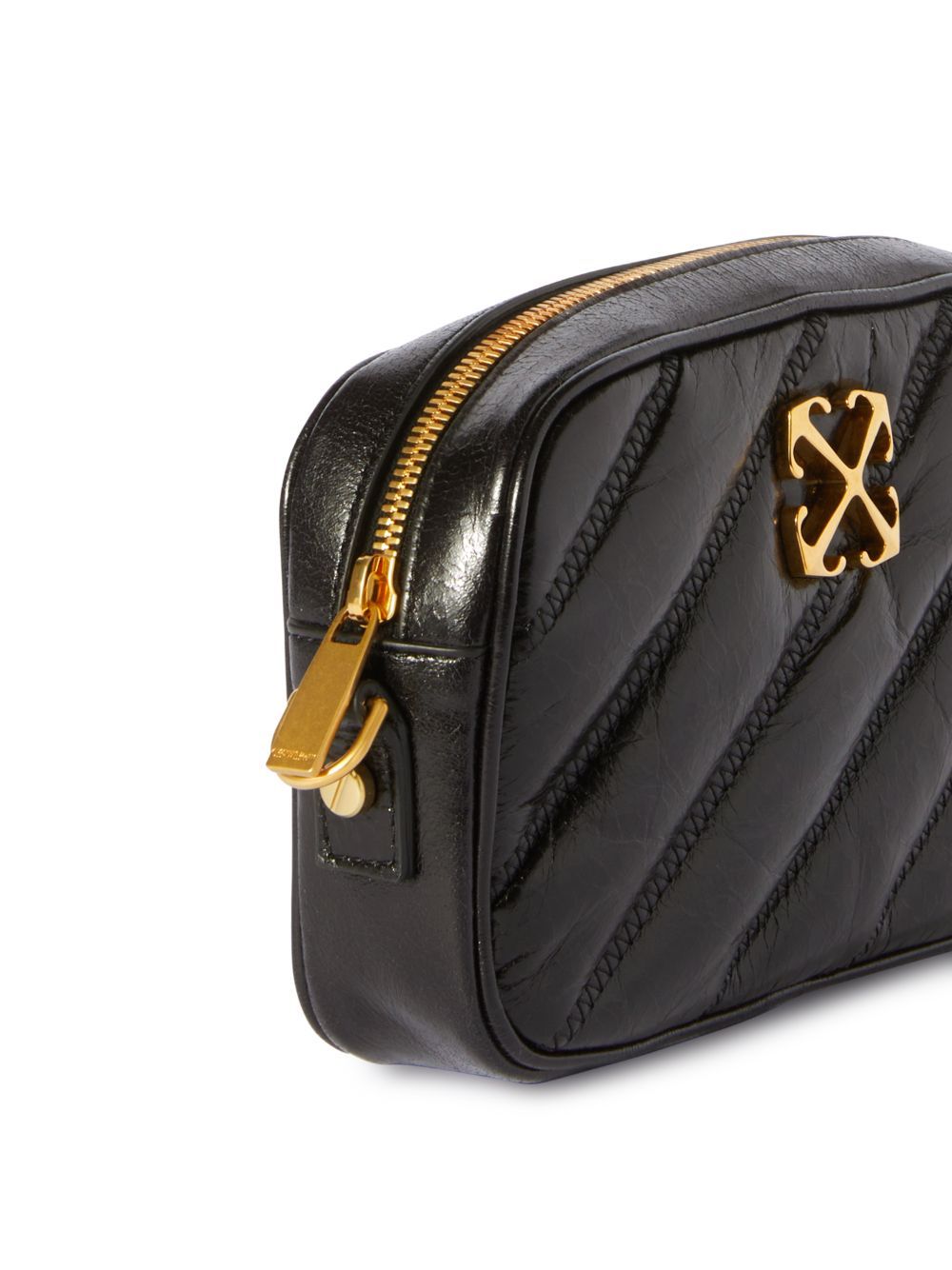 Off-white Quilted Camera Bag In Black
