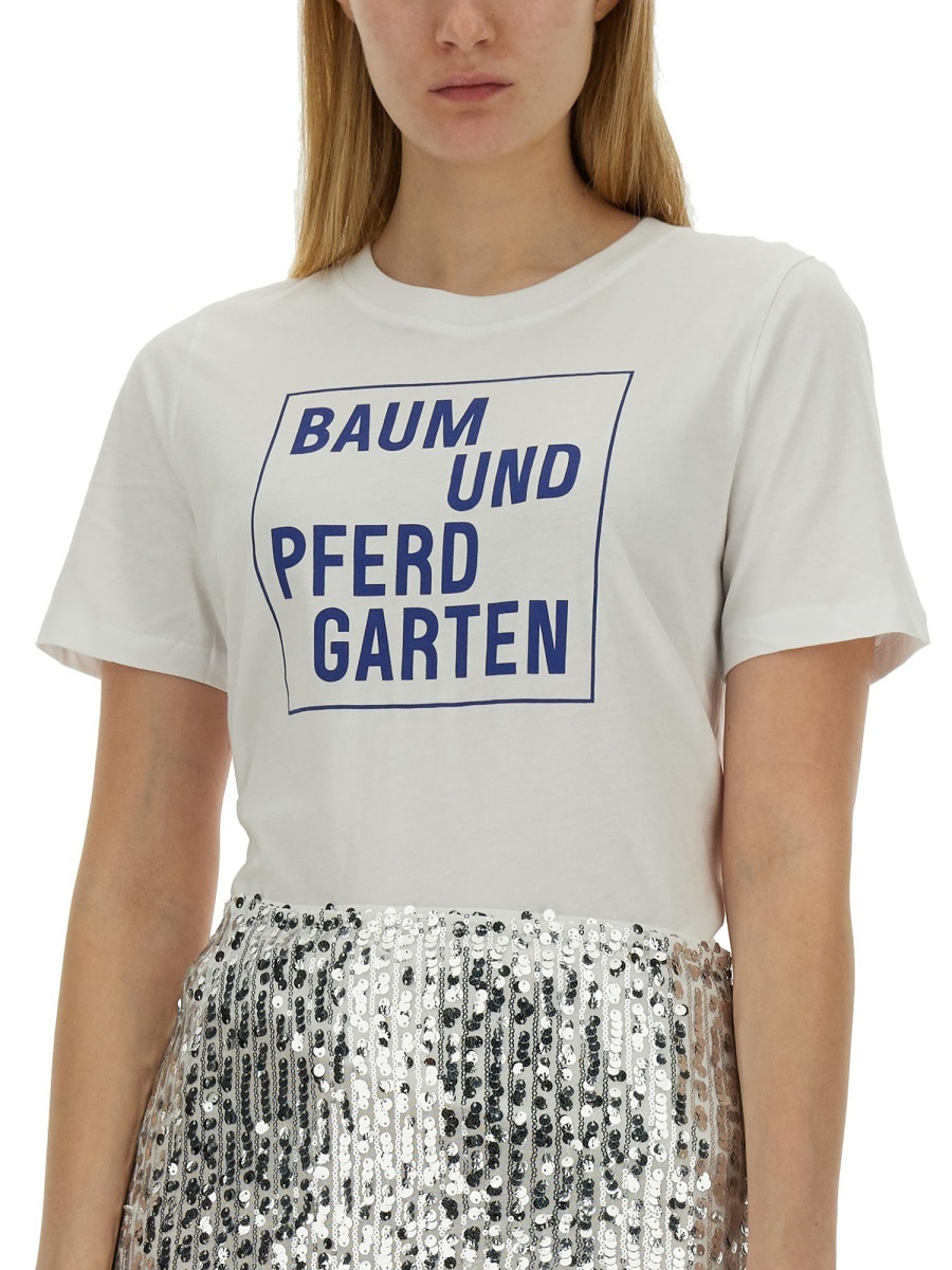 Baum Und Pferdgarten Woman T-shirt White Size S Organic Cotton In White