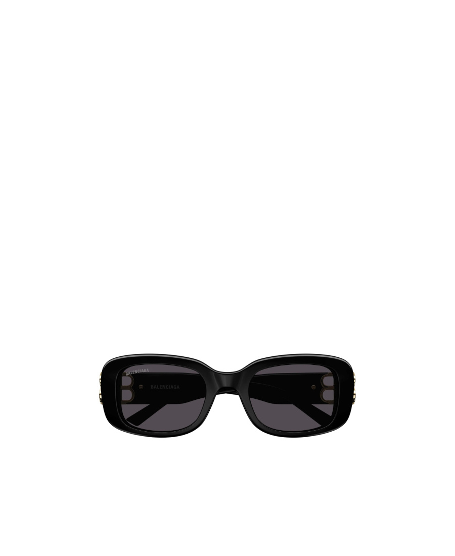 Balenciaga Grey Rectangular Ladies Sunglasses Bb0096s 001 51 In Black