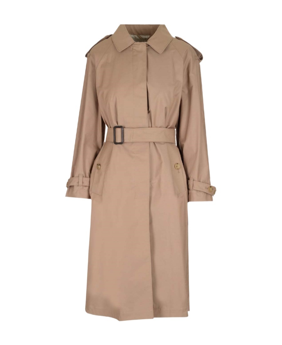 Max Mara Waist Windbreaker In Brown