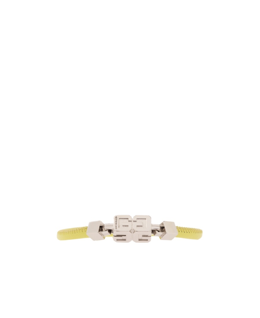 Givenchy Logo Bracelet In Yellow