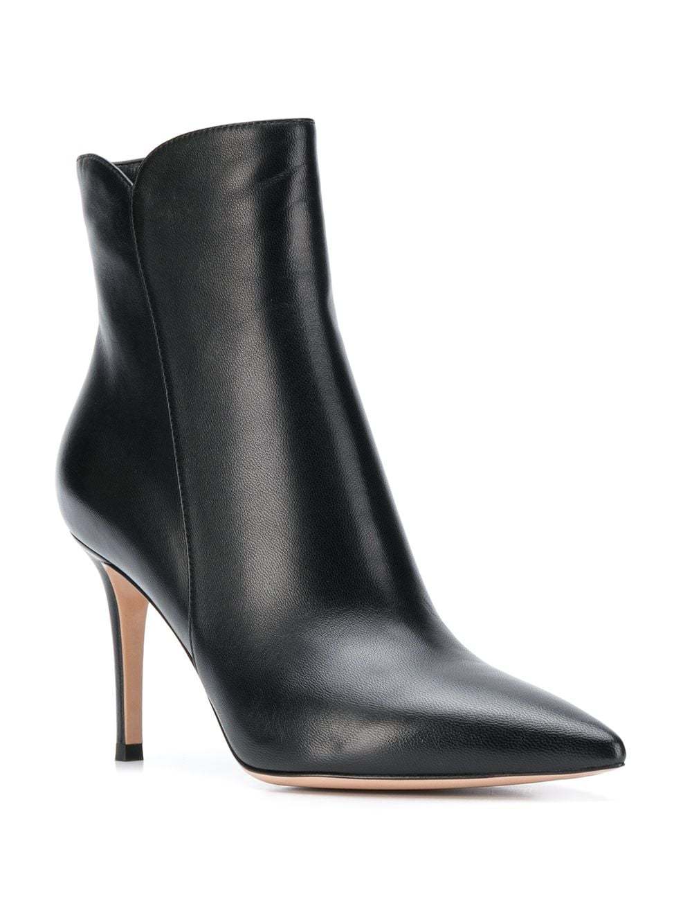 Gianvito Rossi Levy Ankle Boots In Black