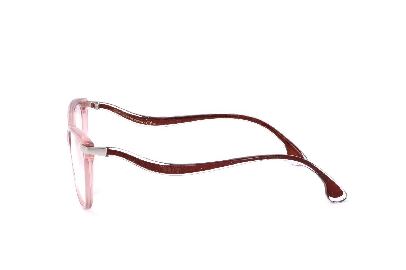Jimmy Choo Eyewear Cat-eye Frame Glasses In Pink