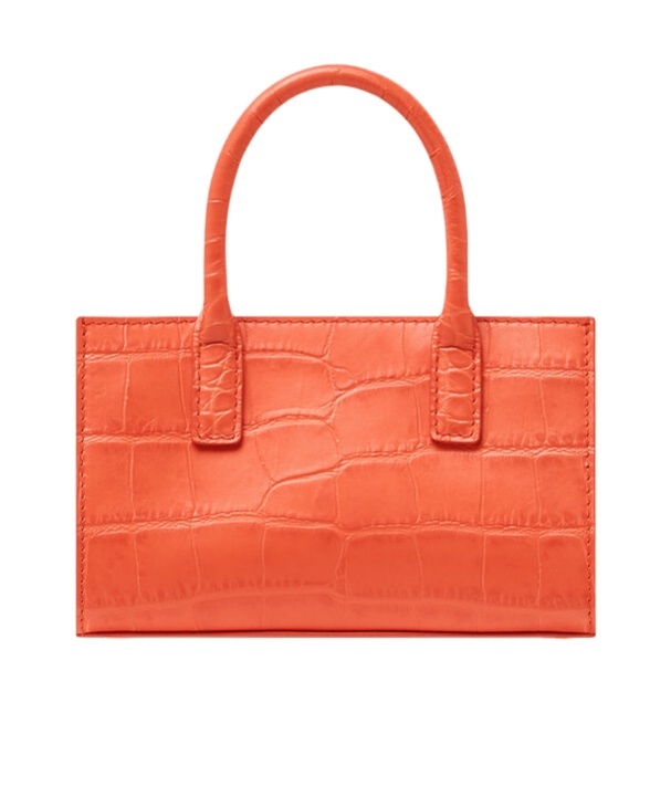 Versace Medusa '95 Leather Handbag In Orange