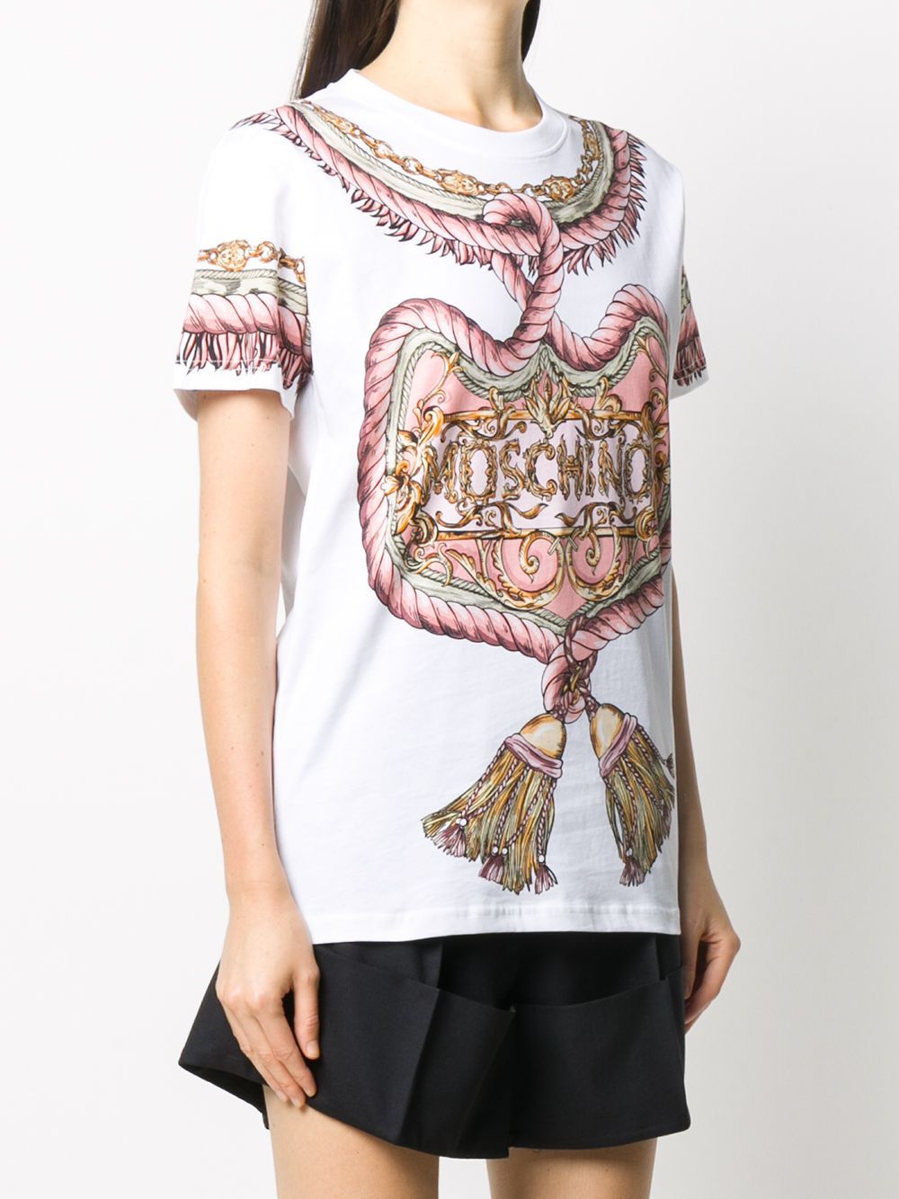 MOSCHINO ROPE PRINTED T-SHIRT