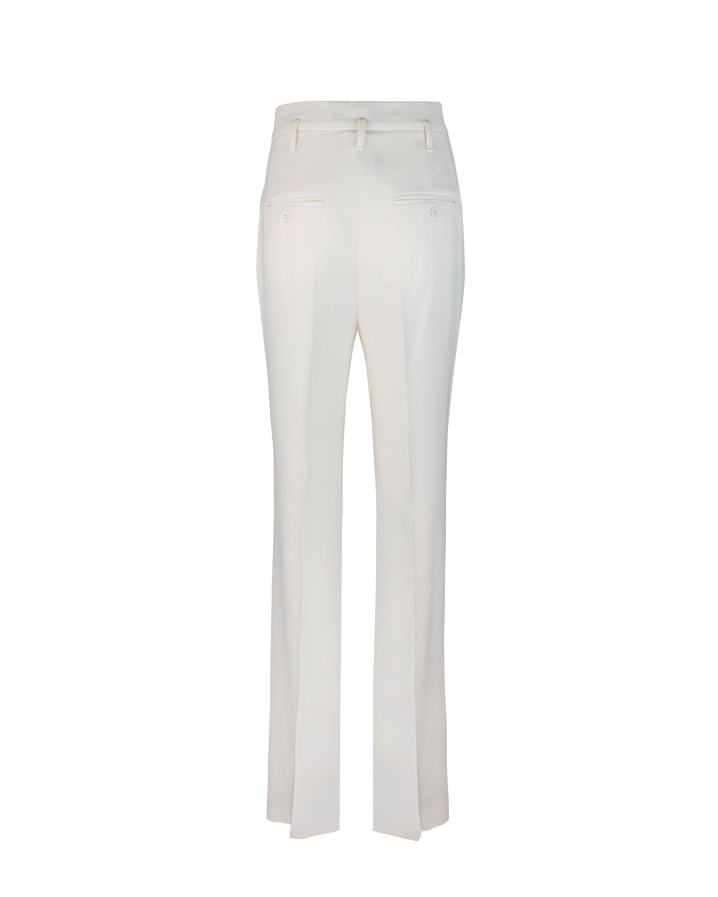 Max Mara Quasar White Trousers In White