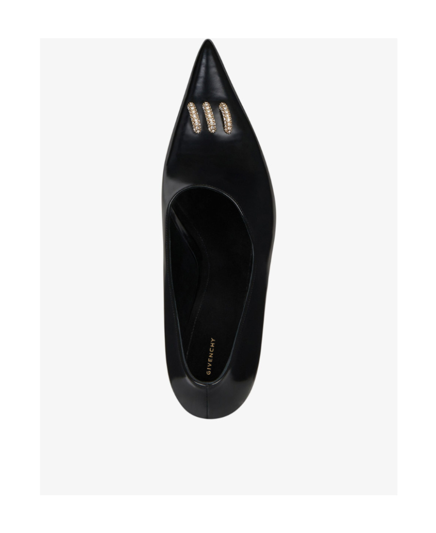 Givenchy Crystal-embellished Pointed Stiletto Mules In Black