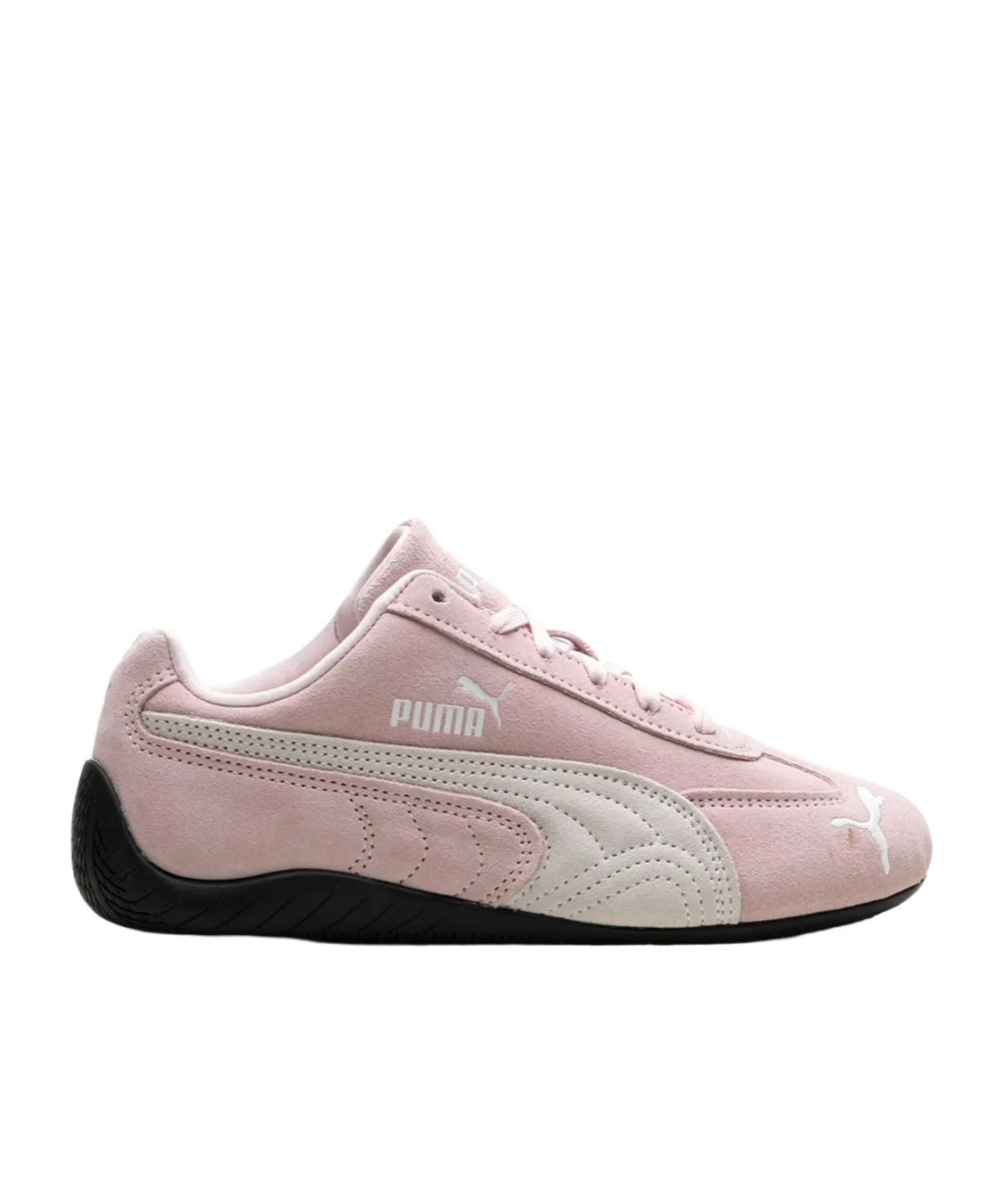 Shop Puma Speedcat 'pink/white' Sneakers In Nude