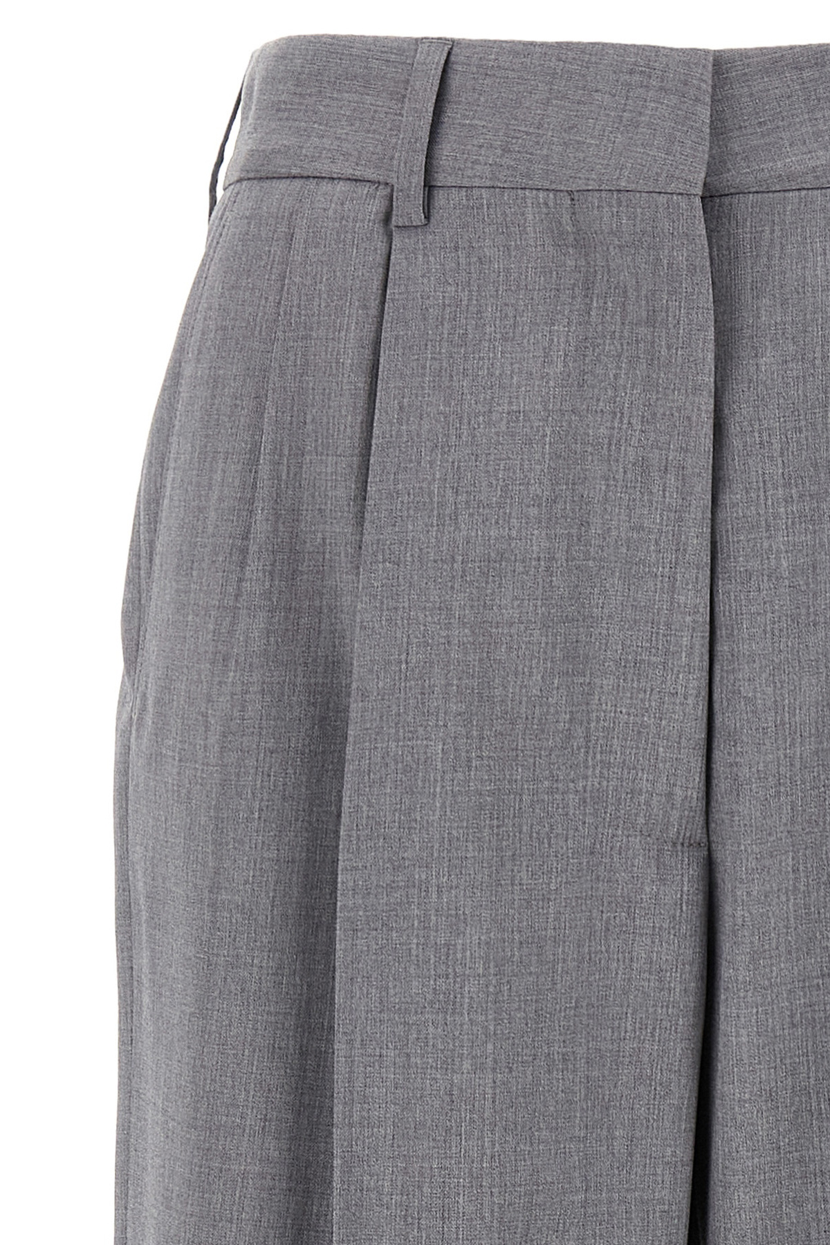 Blazé Milano Pleat-detail Trousers In Gray
