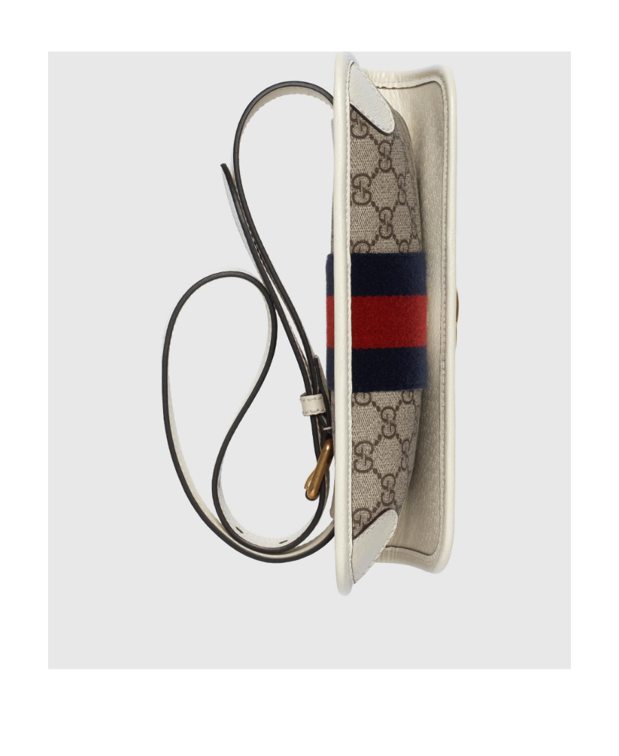 Shop Gucci Gg-canvas Belt Bag In Nude