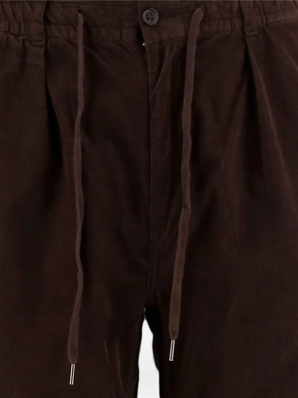 Polo Ralph Lauren Drawstring Cotton Trousers In Brown