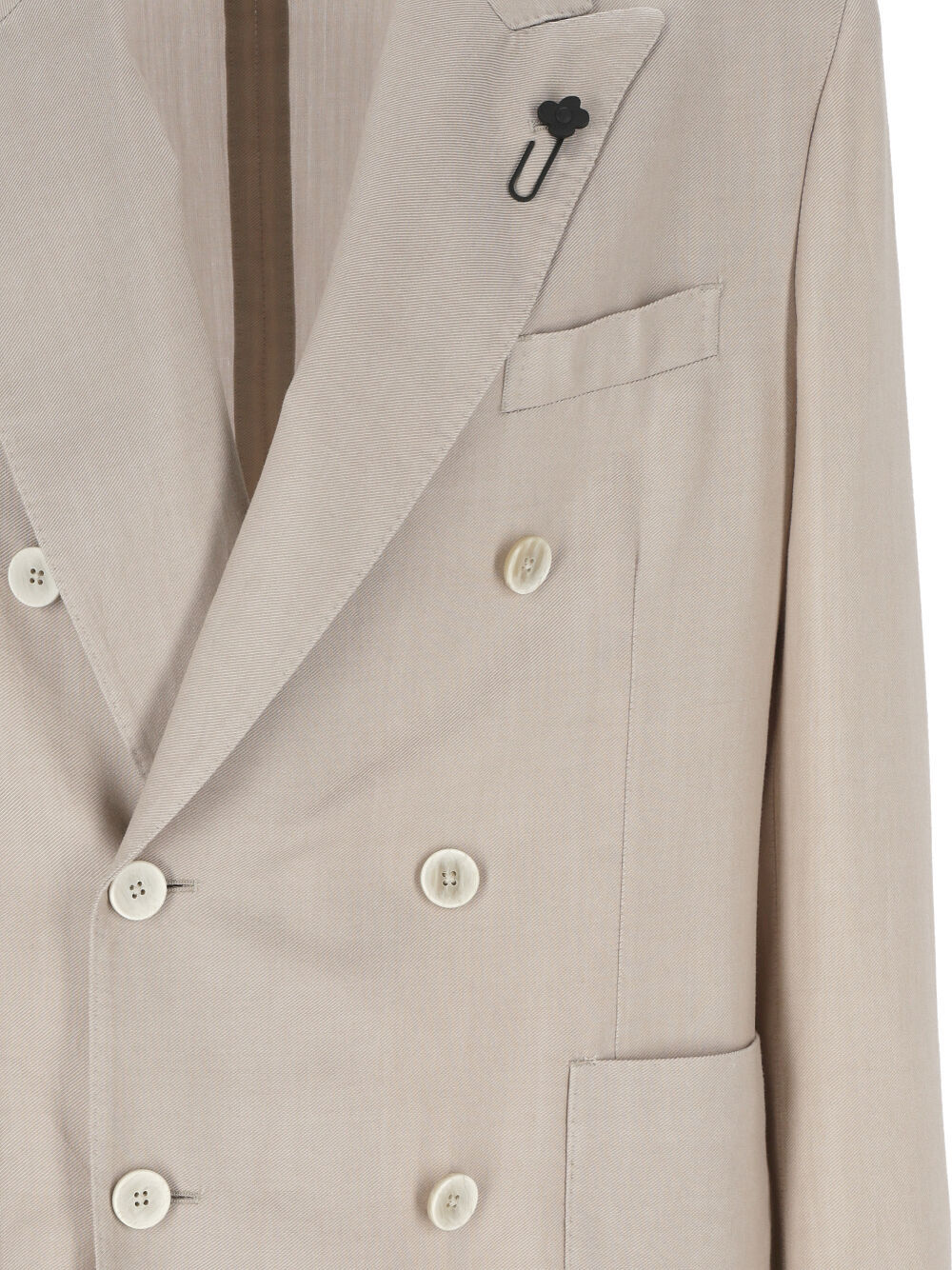 Lardini Single-breasted Blazer In Neutral
