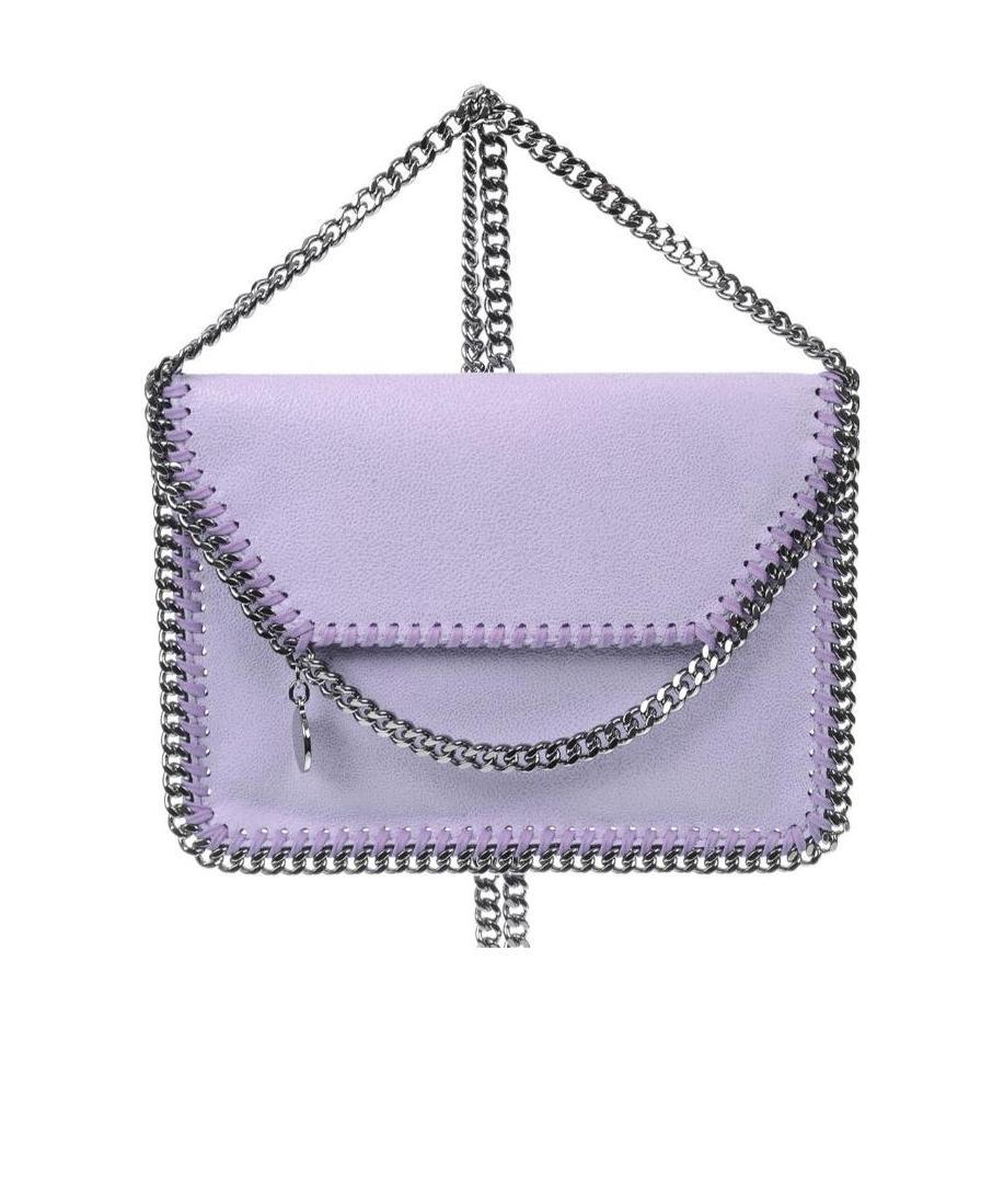 Stella Mccartney Falabella Chain Shoulder Bag In Purple