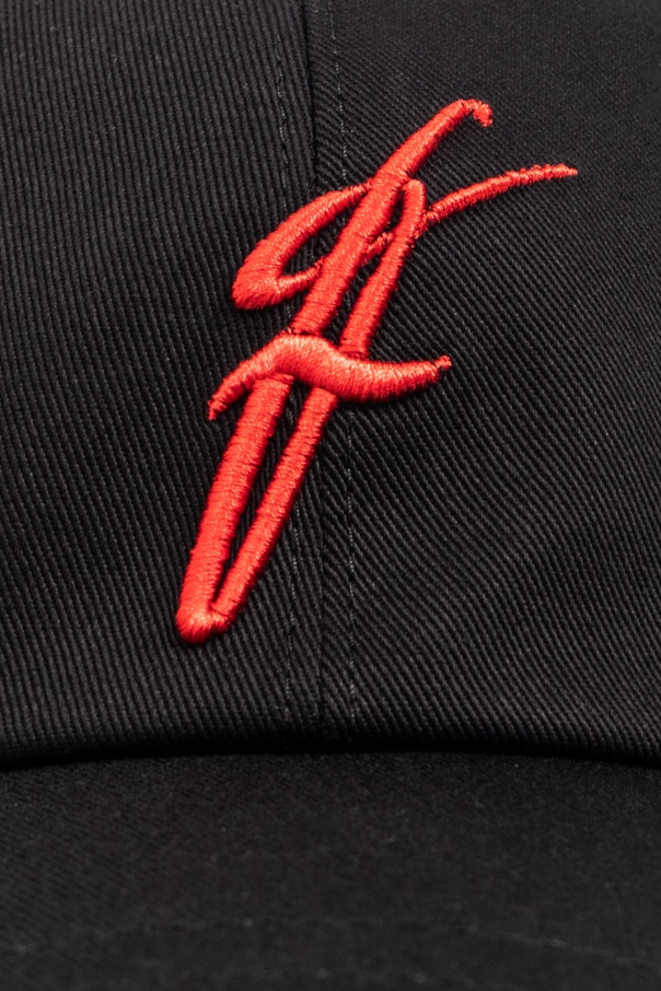 Ferragamo Logo Baseball Cap In Black