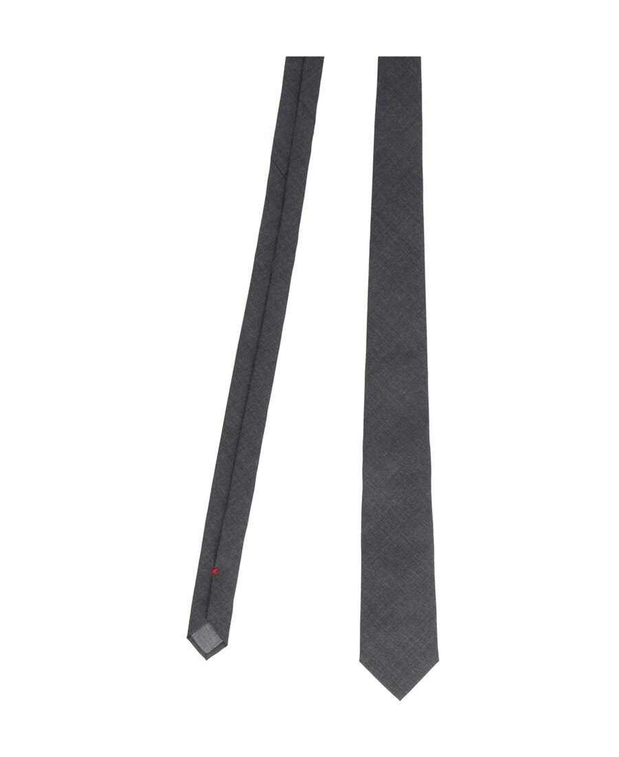 Brunello Cucinelli Textured Tie In Black