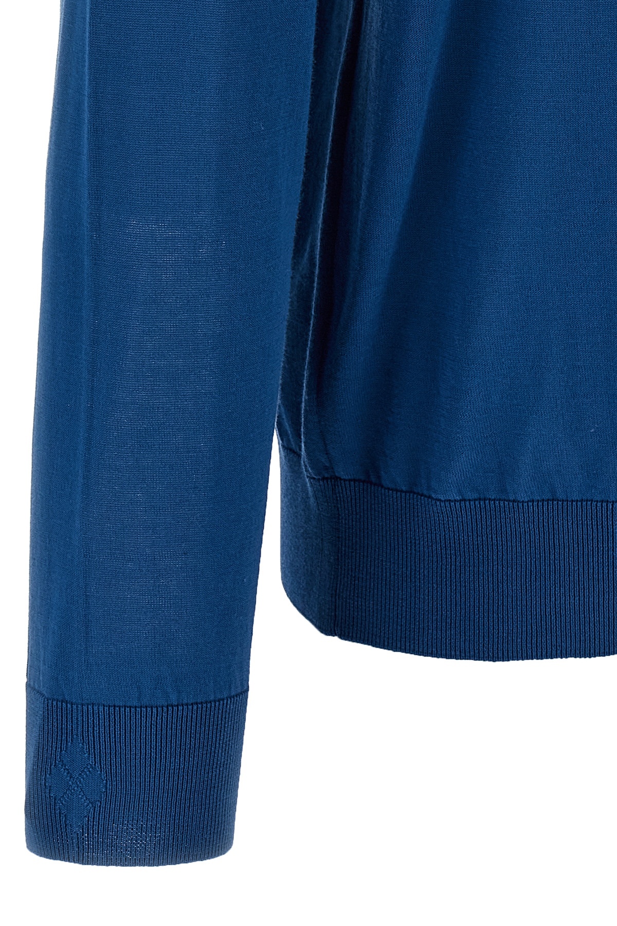 Ballantyne V Neck Sweaters And Cardigans In Blue