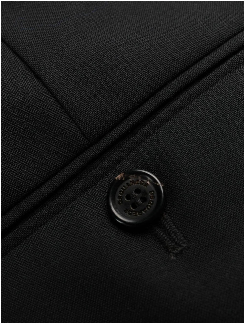 Dsquared2 Tailored Straight-leg Trousers In Black