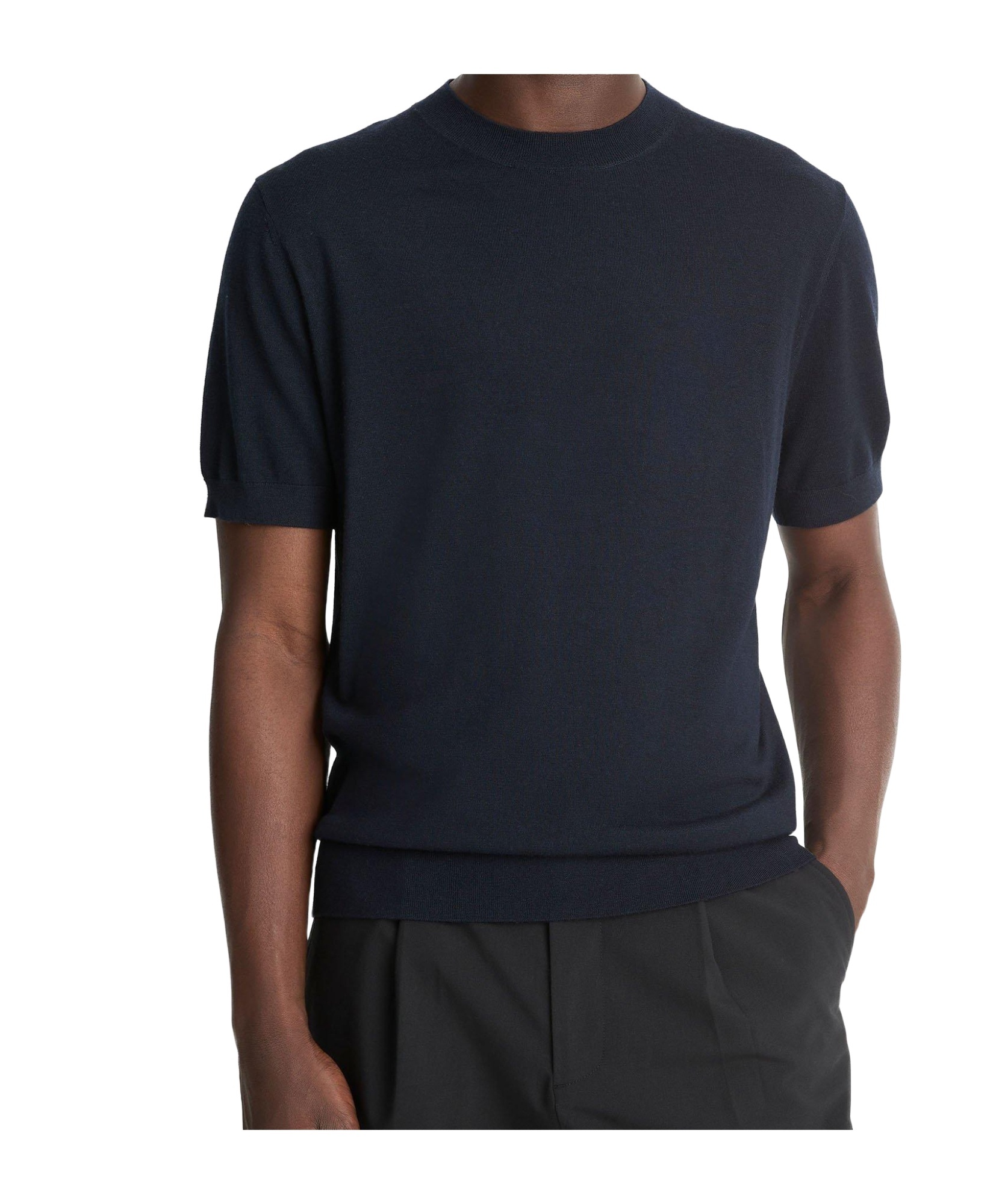 Vince Crew Neck Short Sleeve Sweater
