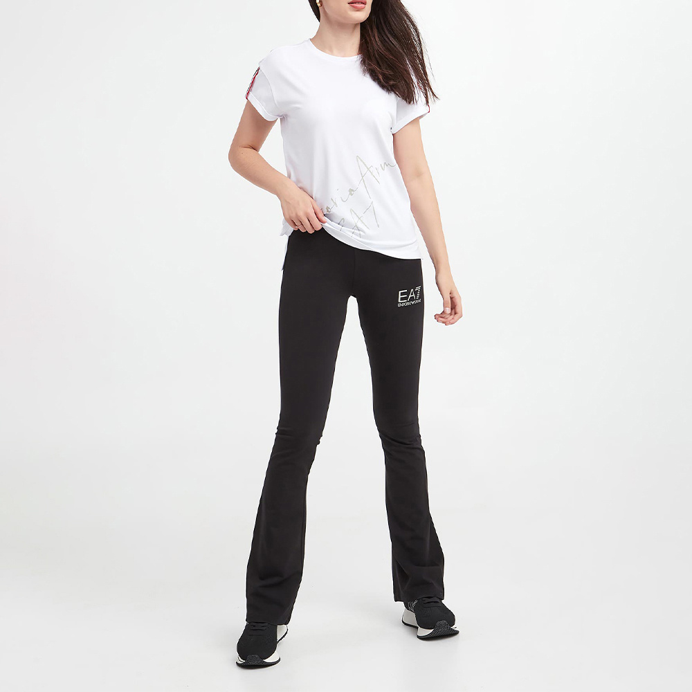 EA7 STRIPED SHORT-SLEEVED T-SHIRT 