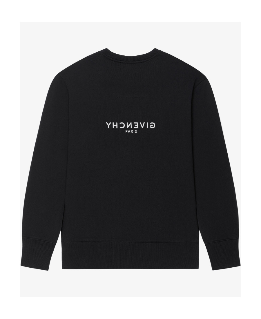 GIVENCHY SLIM FIT SWEATSHIRT IN PRINTED FELPA