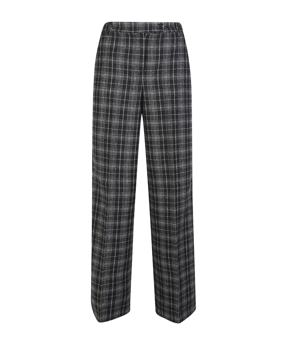 Pinko High-waisted Black Trousers With Tailored Silhouette In Multi