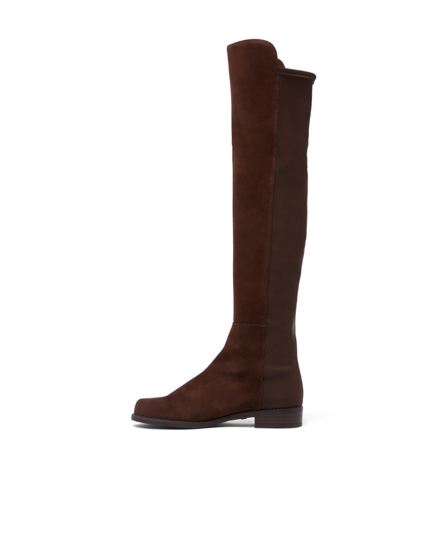 Stuart Weitzman Round-headed Boots In Brown