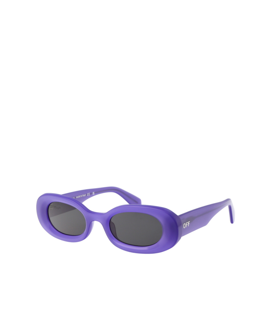 Off-white Oval-frame Sunglasses In Black