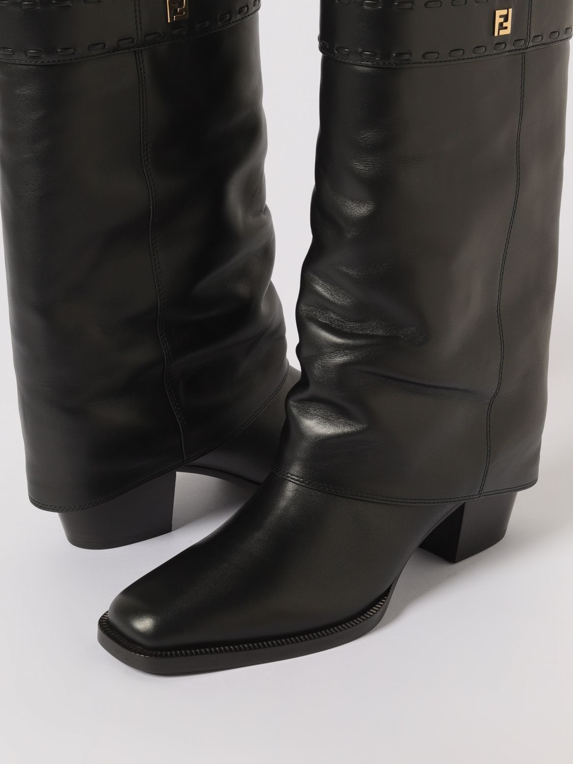 Fendi Minerva Bootie In Black
