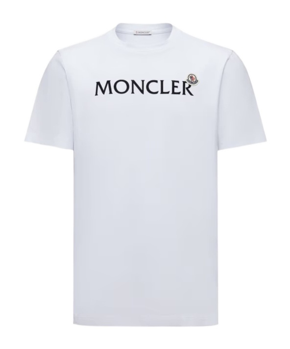 Moncler T-shirt With Flocked Logo