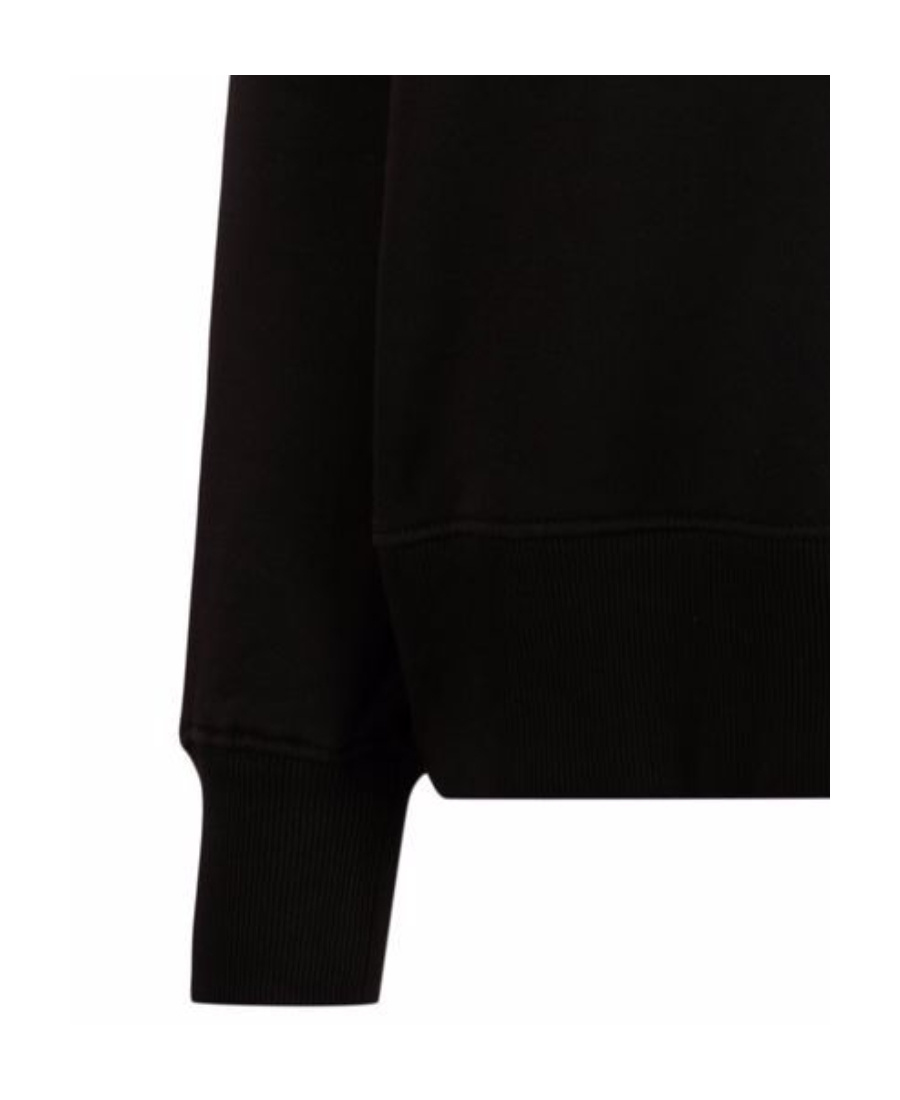 Versace Jeans Logo-print Pullover Hoodie In Black