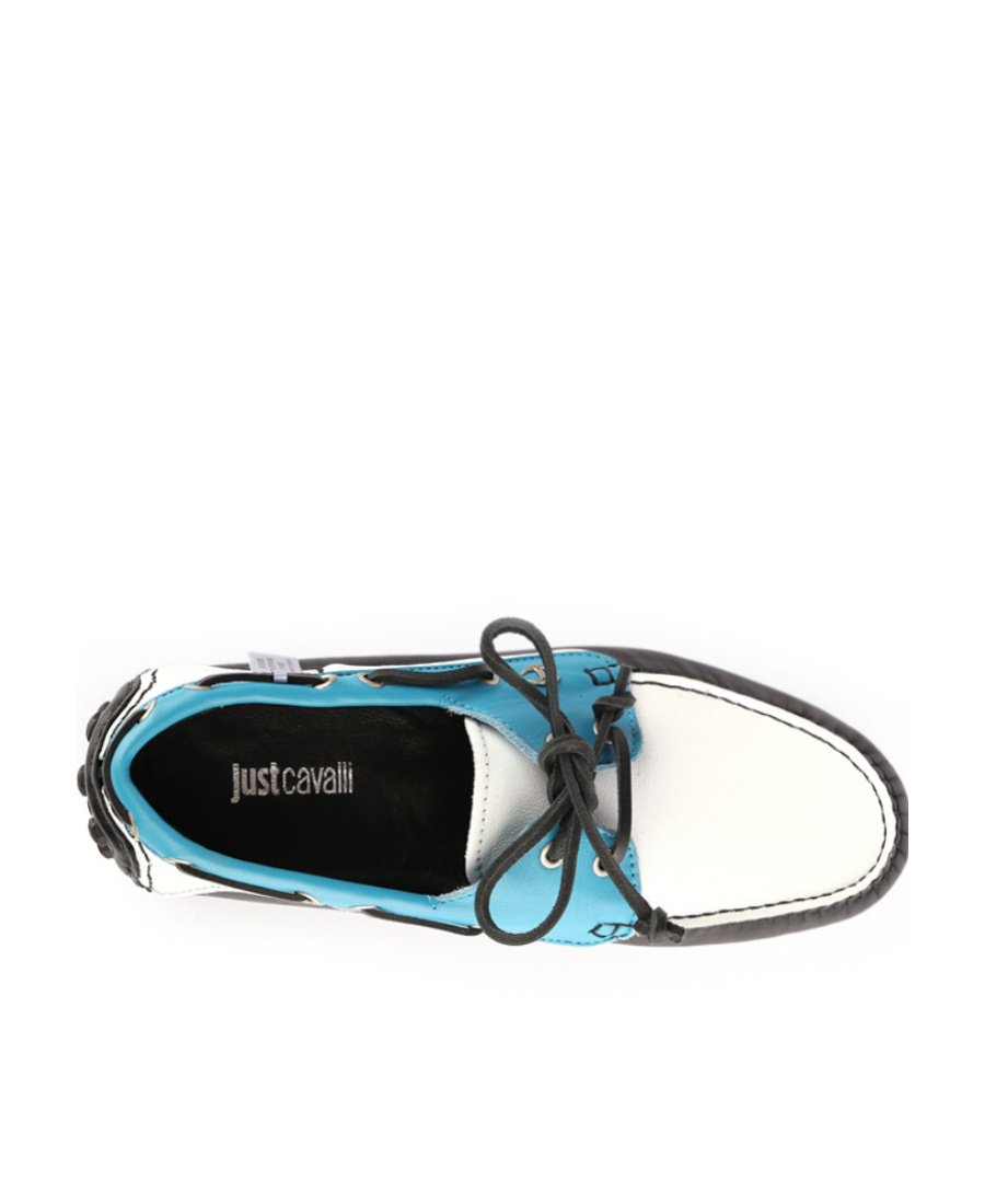 Just Cavalli Tie Business Casual Shoes In Black