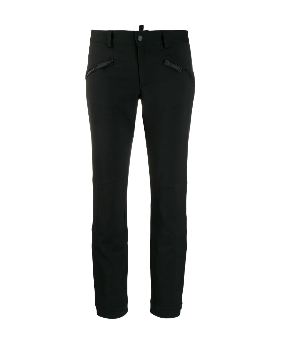 Dsquared2 Skinny Cropped Trousers In Black
