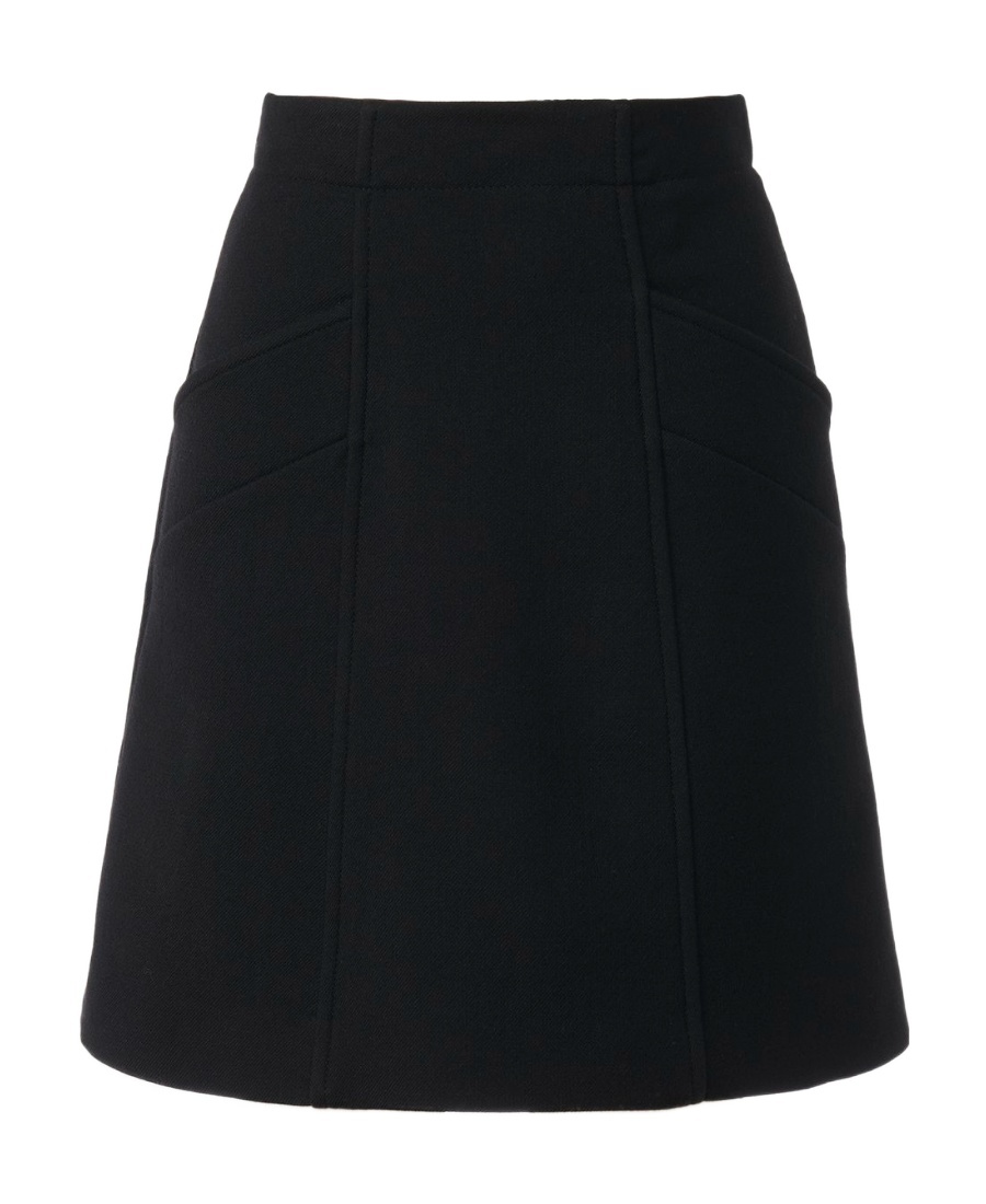 Chloé A-line Miniskirt In Black