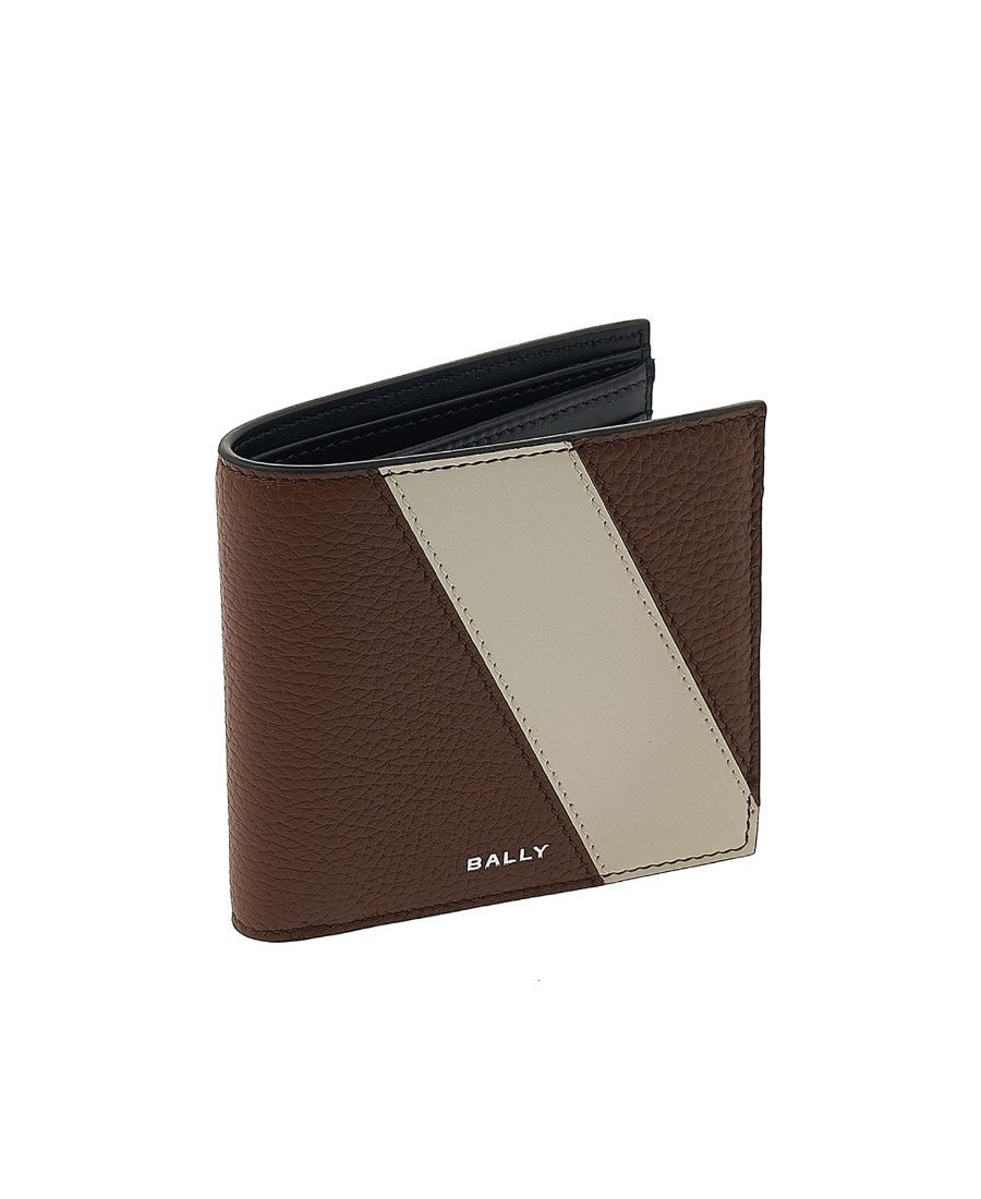 Bally Logo Wallet In Nude